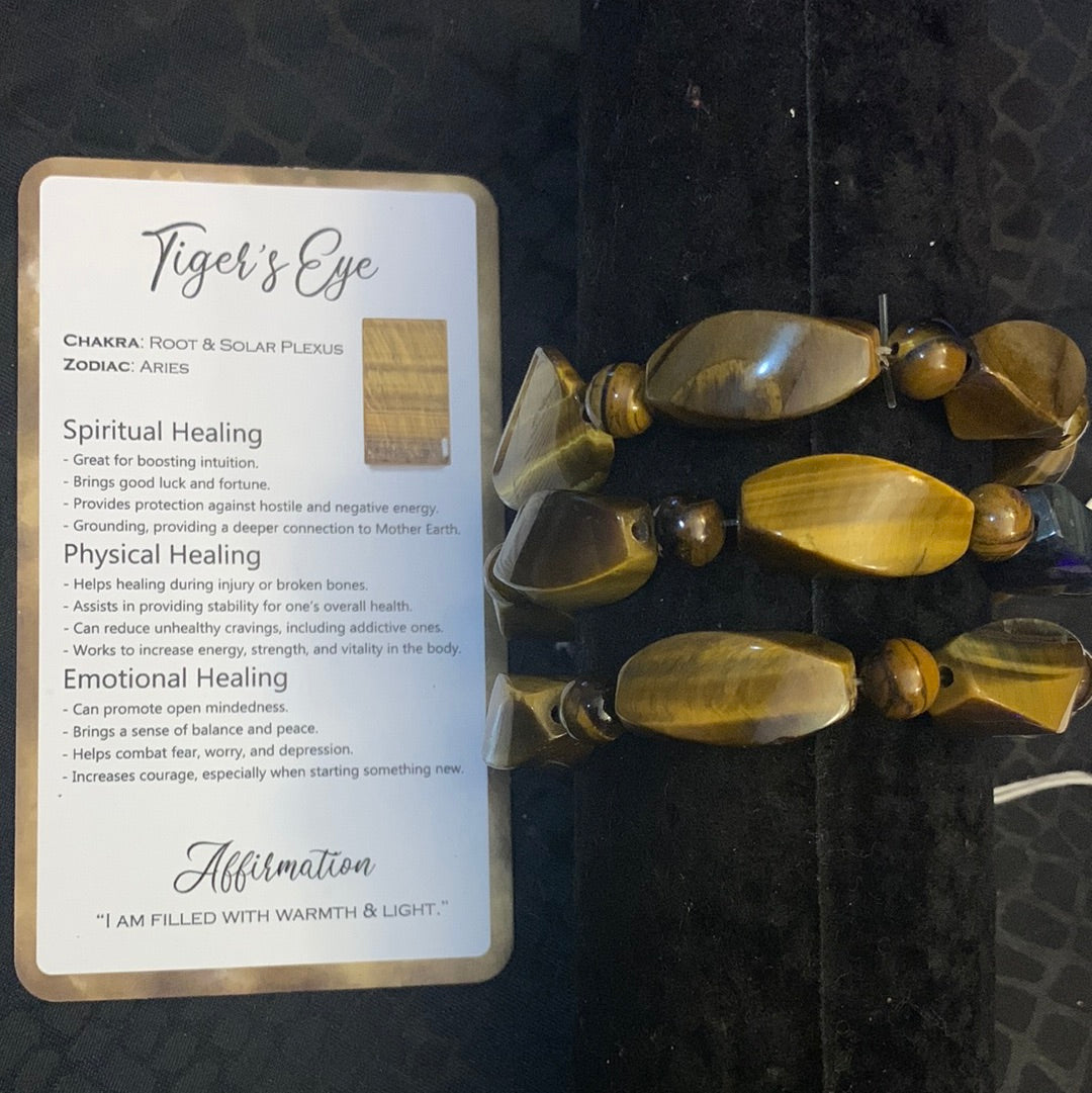 Tiger Eye Masculine Bracelet