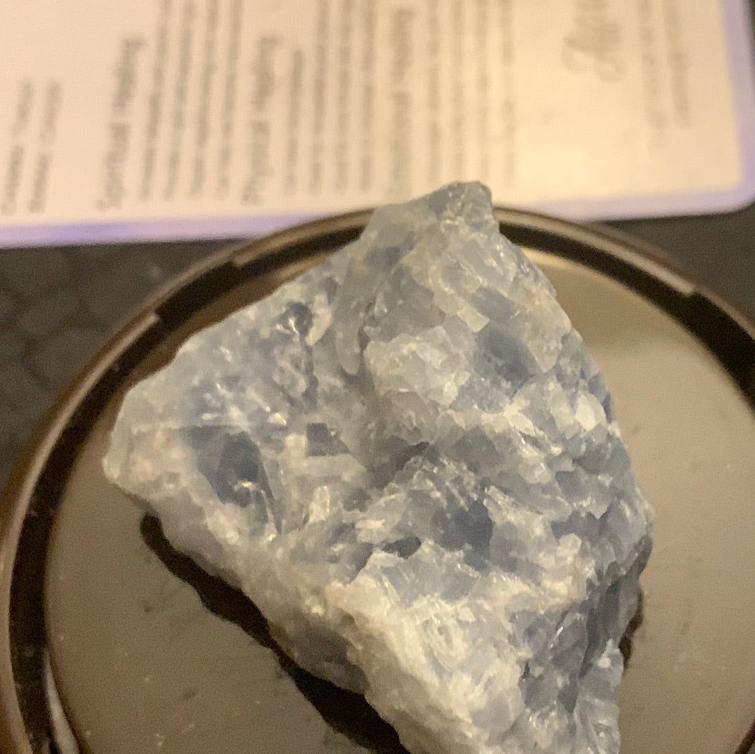 Blue Calcite Raw Crystal Dorm