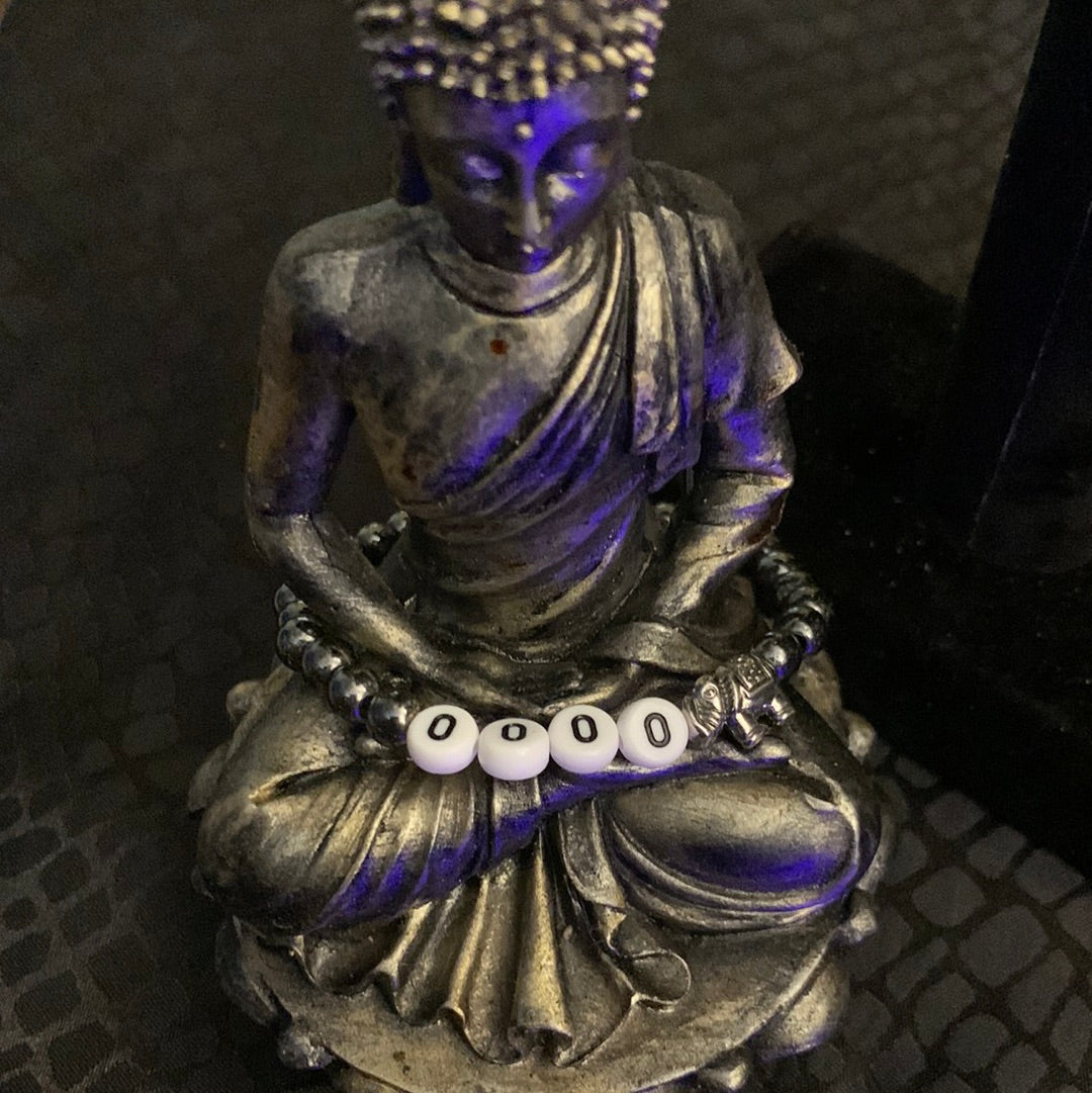 Angel Number Oxyn Bracelet with Elephant