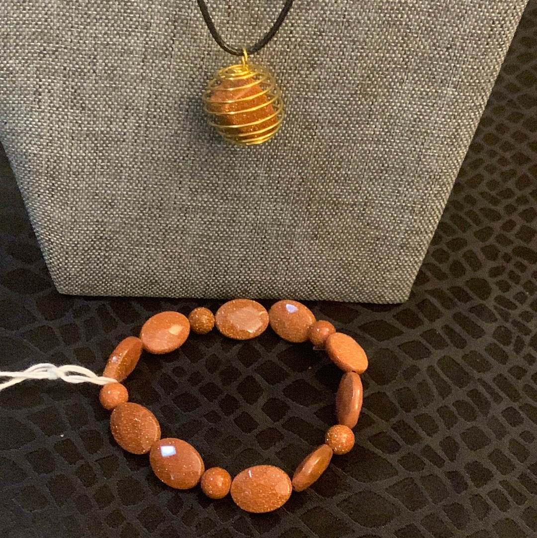 Goldstone Crystal Set
