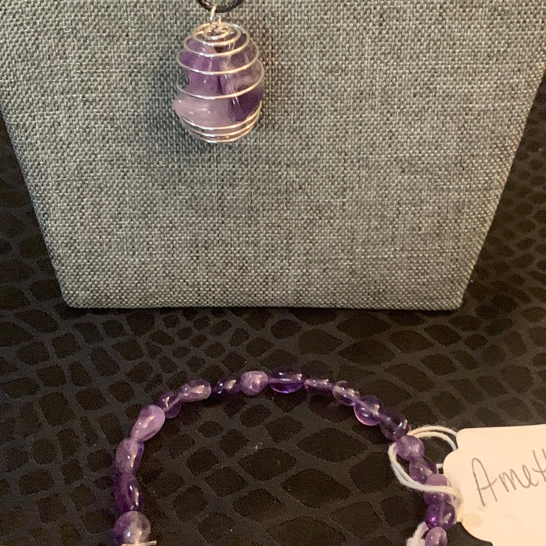 Amethyst Crystal Set