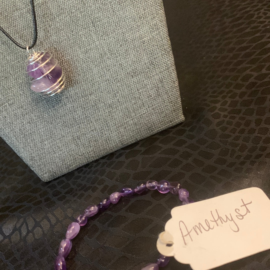 Amethyst Crystal Set