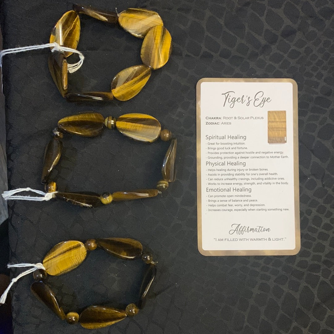 Tiger Eye Masculin Bracelet