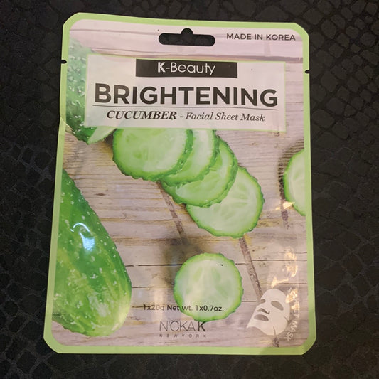 Cucumber Facial Sheet Mask