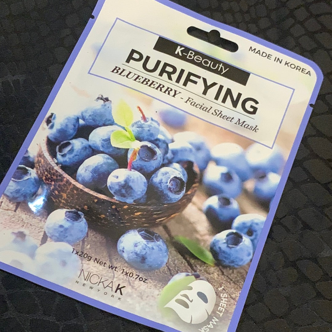 Blueberry Facial Sheet Mask