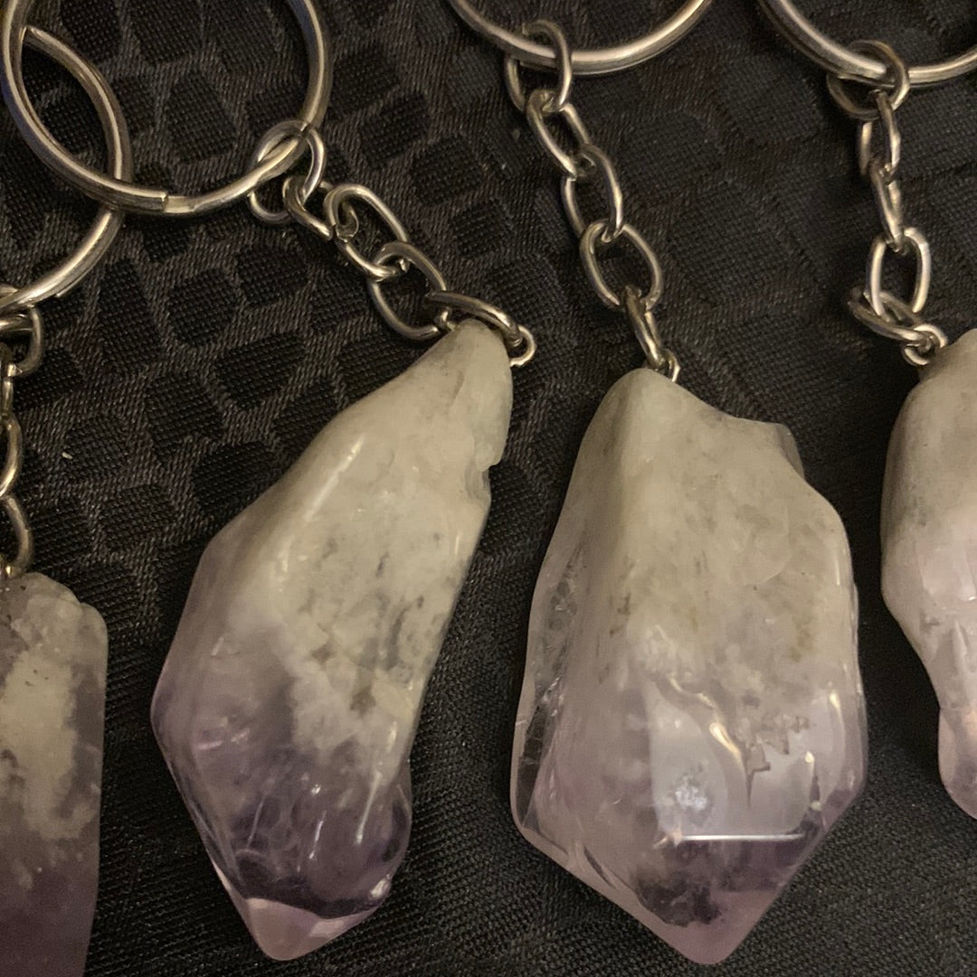 Amethyst Key Chain