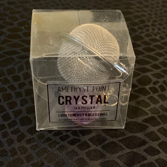 Amethyst Point Crystal Tea Infuser