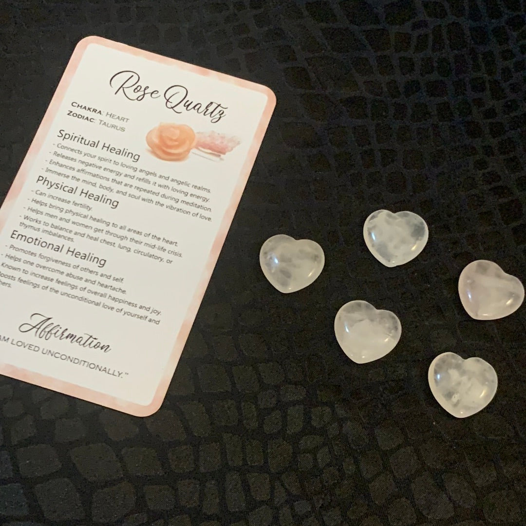 Rose Quartz Heart Shape