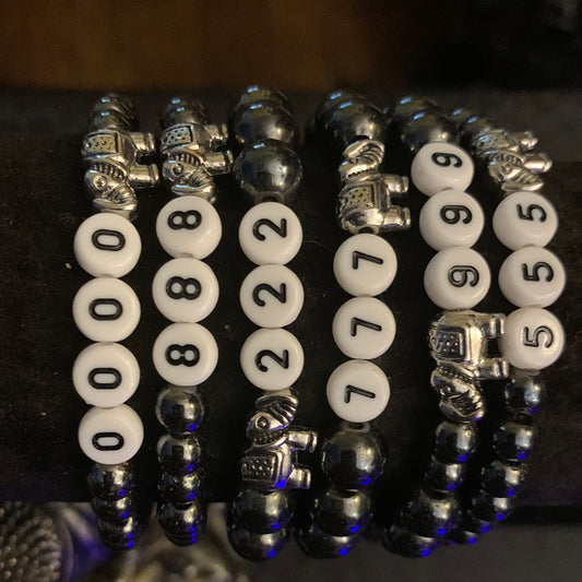 Angel Number Oxyn Bracelet with Elephant