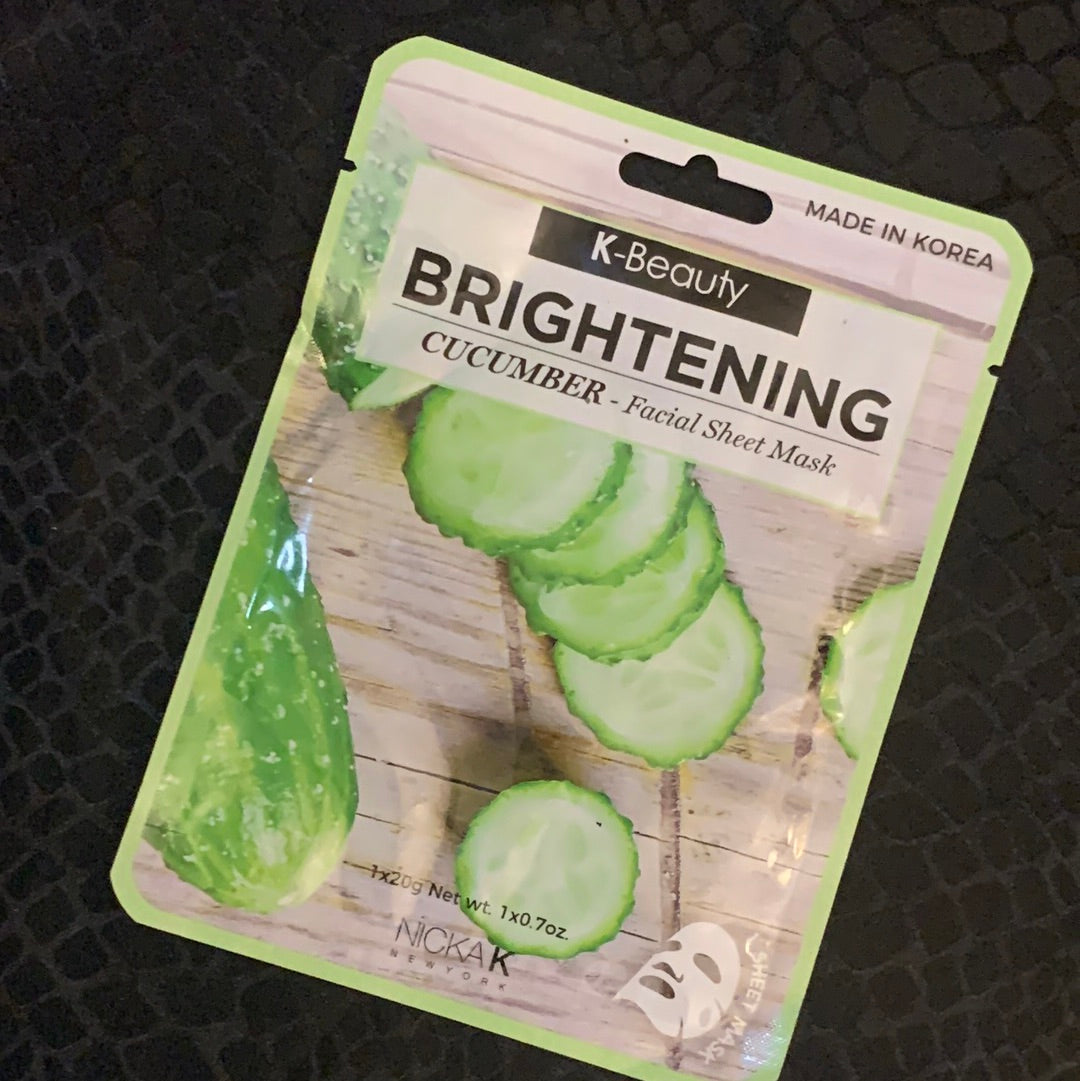 Cucumber Facial Sheet Mask