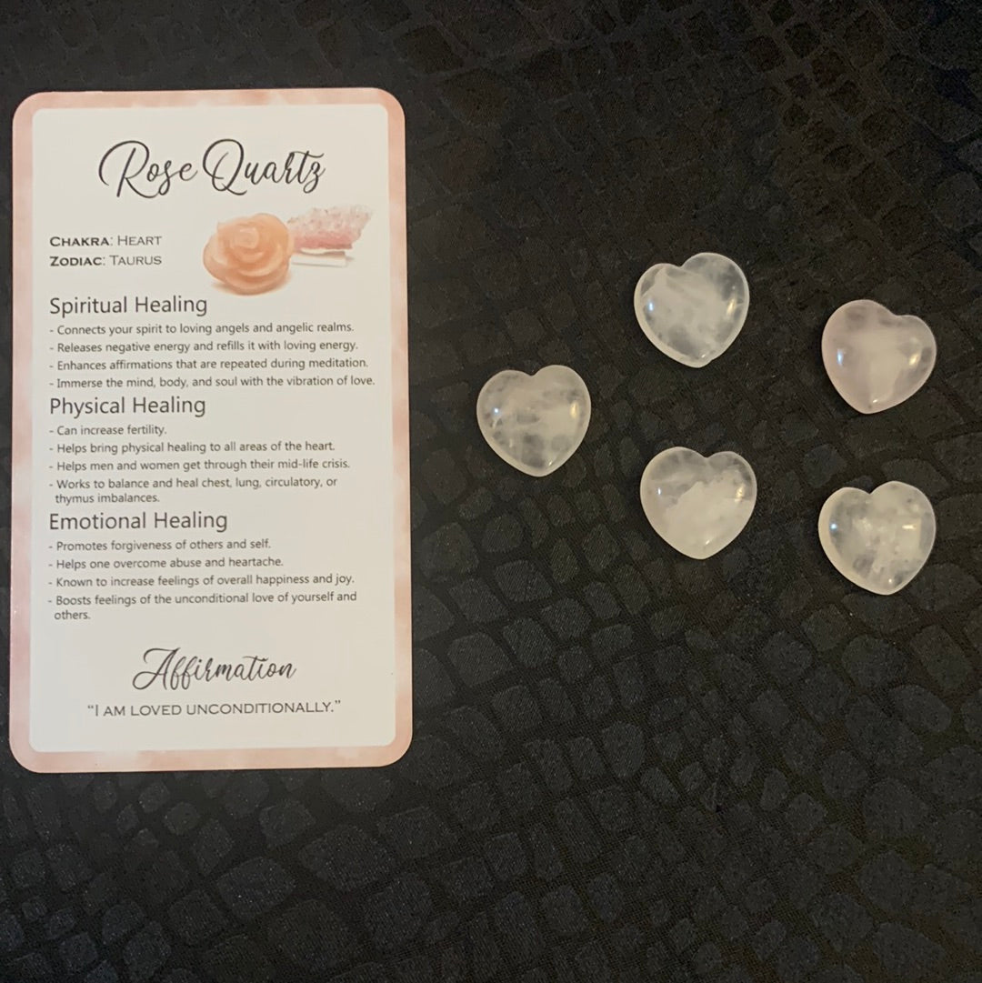 Rose Quartz Heart Shape