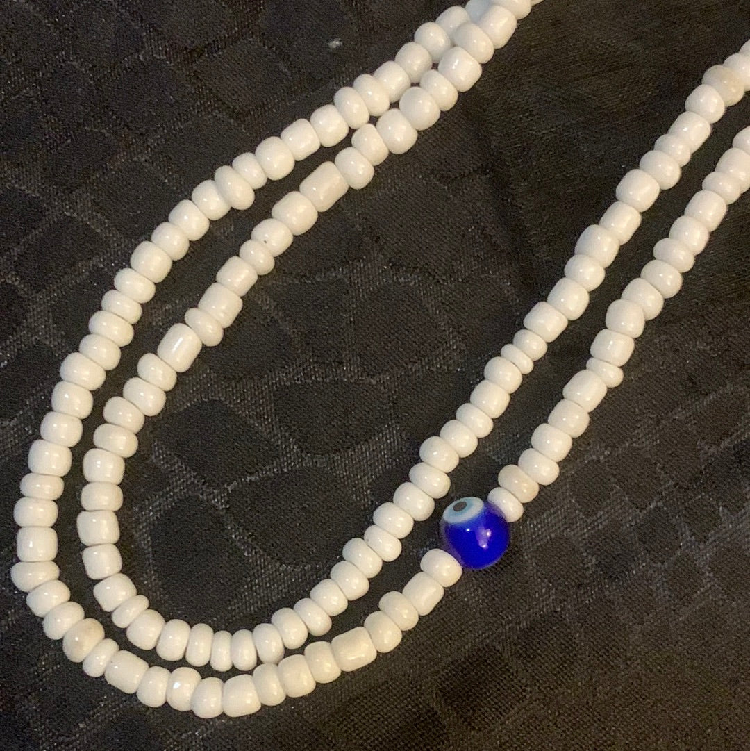 White Evil Eye Protection