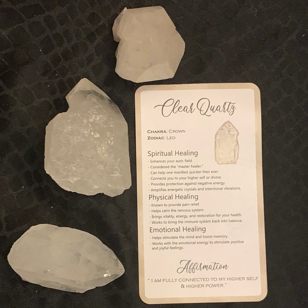 Clear Quartz Raw Crystal