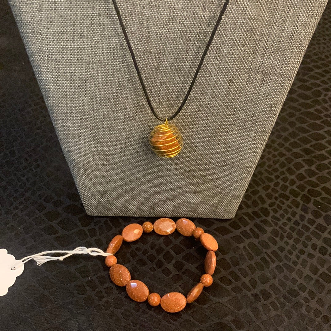 Goldstone Crystal Set