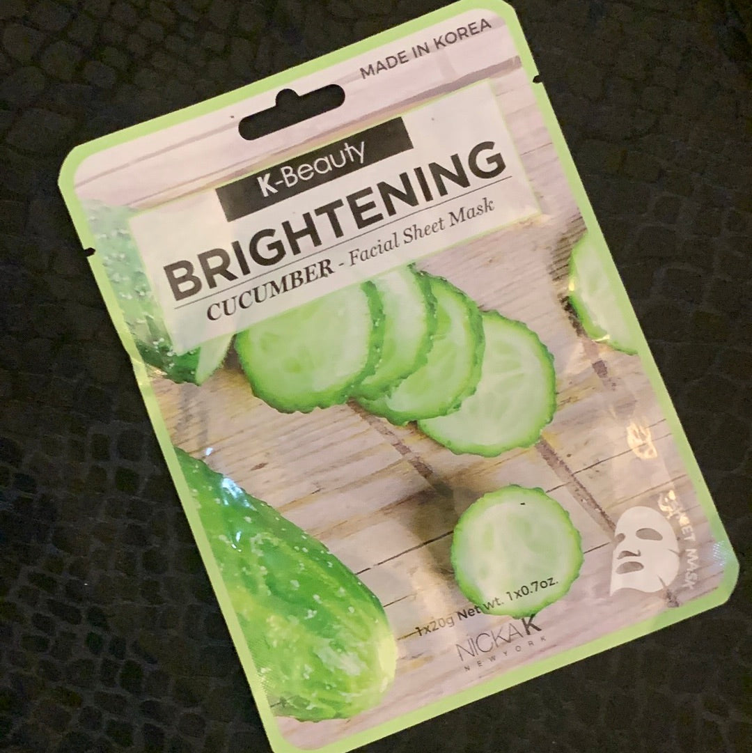 Cucumber Facial Sheet Mask