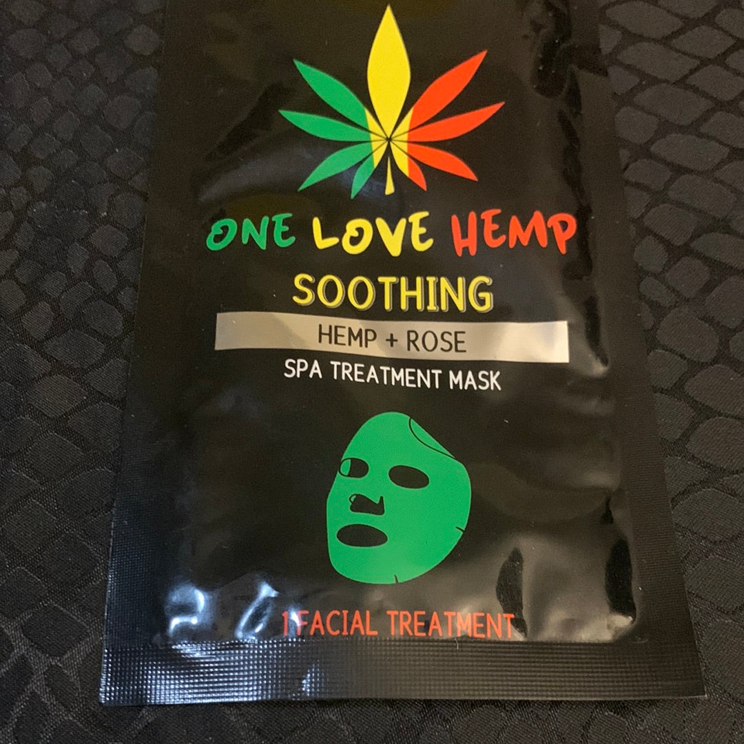 Hemp and Rose Spa Treatment Mask