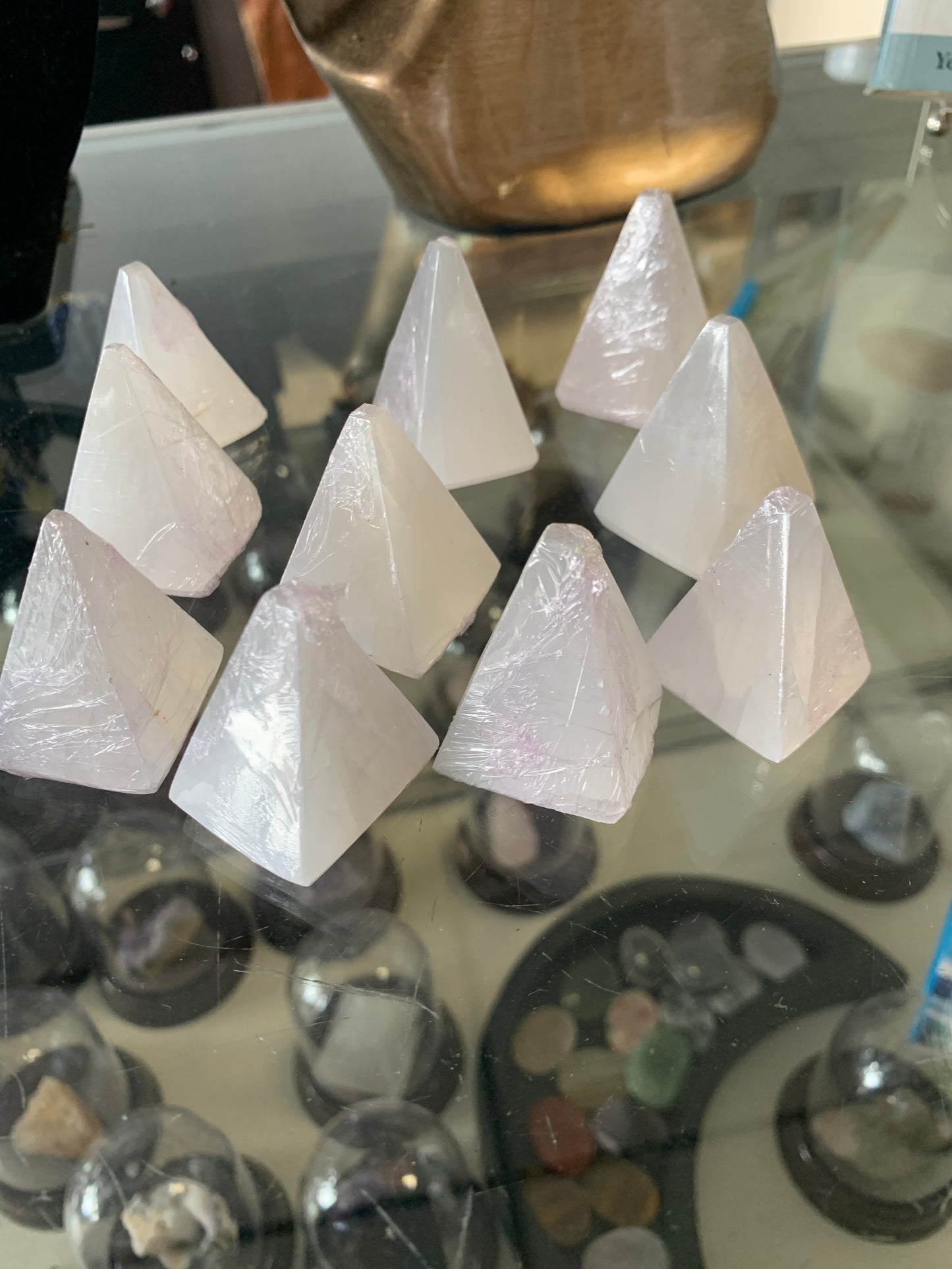 Selenite Pyramids