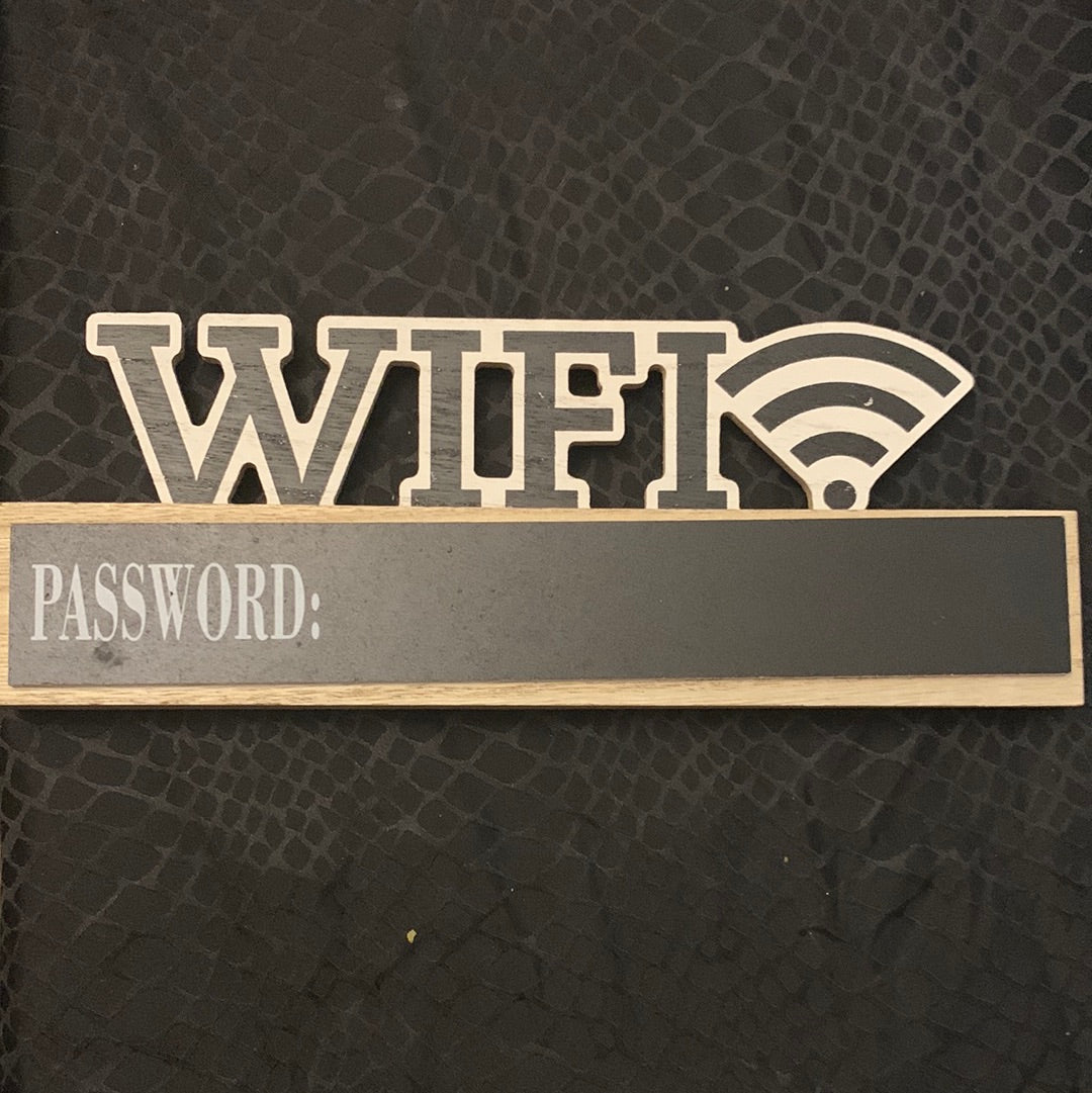 WiFi Password with chalk