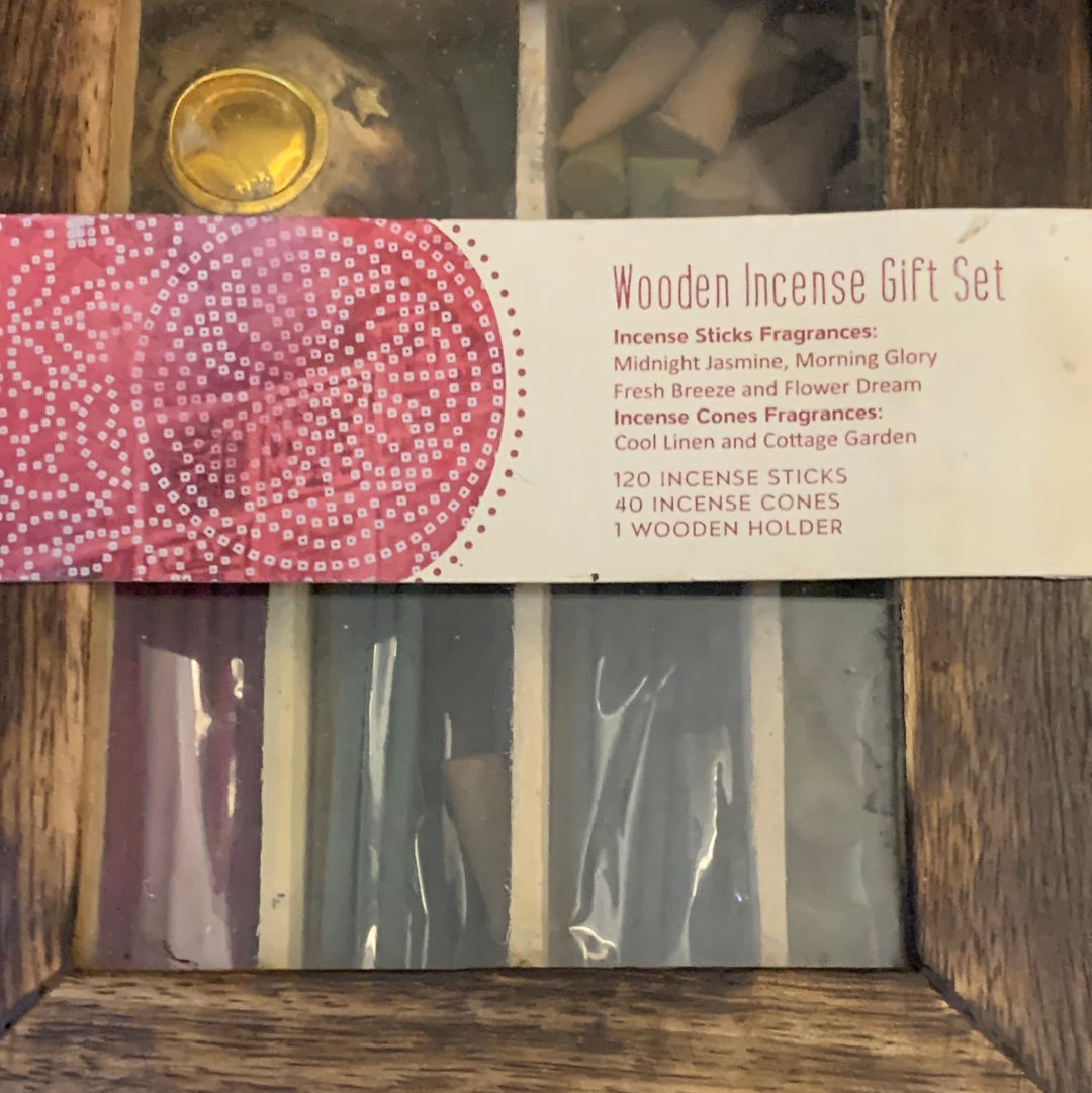 Wooden Incense Gift Set