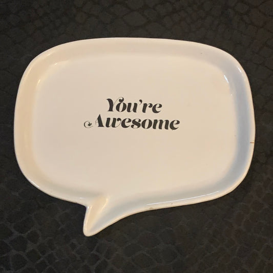 Your Awesome Affirmation Plate
