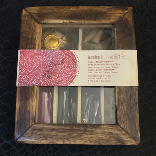 Wooden Incense Gift Set