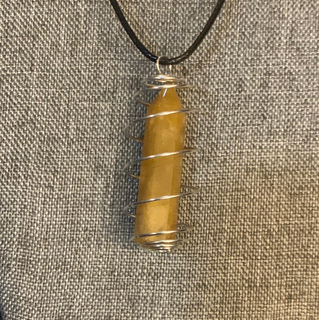Chalcedary Crystal Necklace