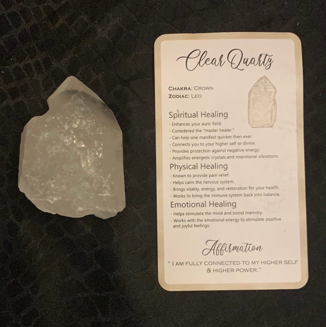 Clear Quartz Raw Crystal