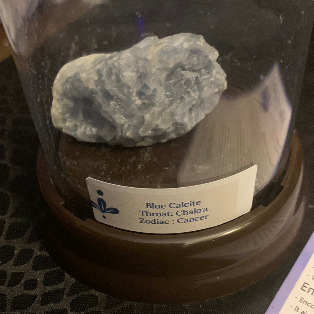 Blue Calcite Raw Crystal Dorm