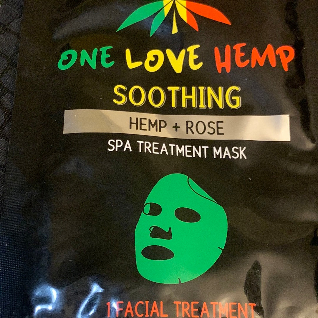 Hemp and Rose Spa Treatment Mask