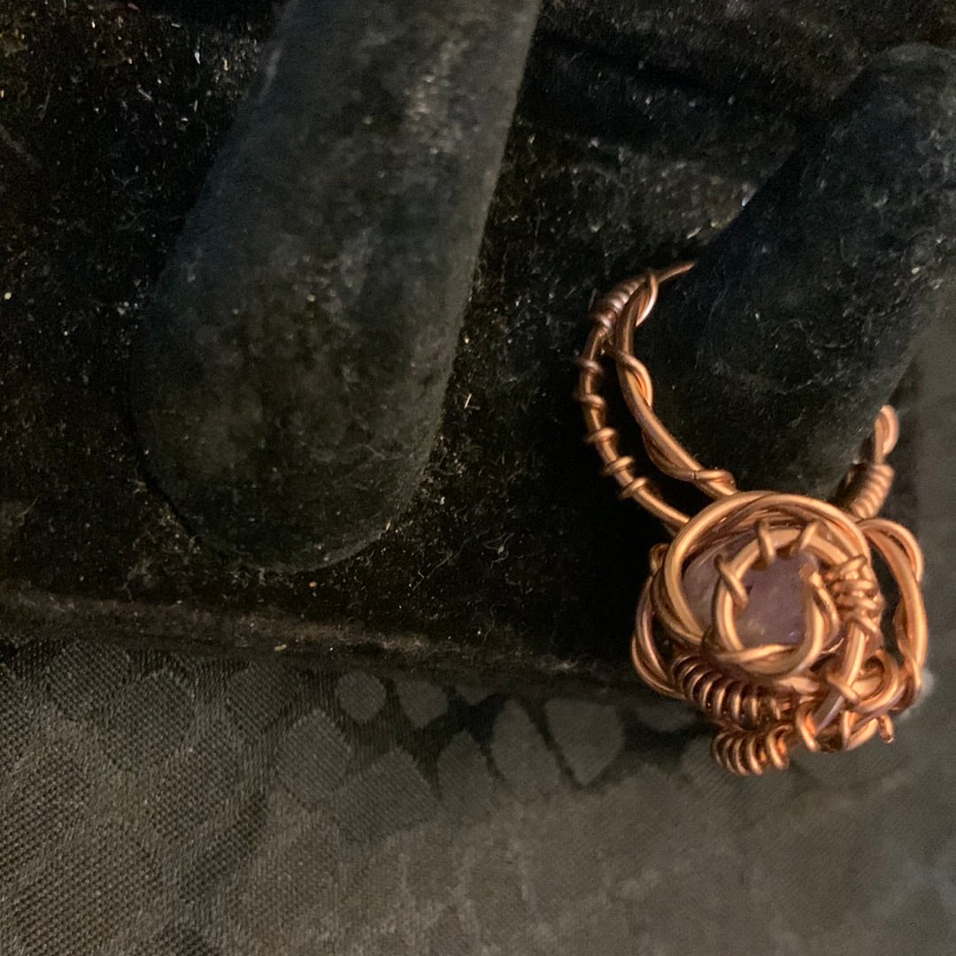 Copper Amethyst Ring