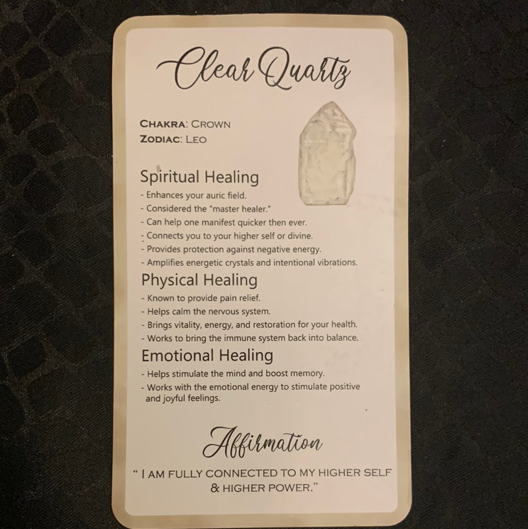 Clear Quartz Raw Crystal
