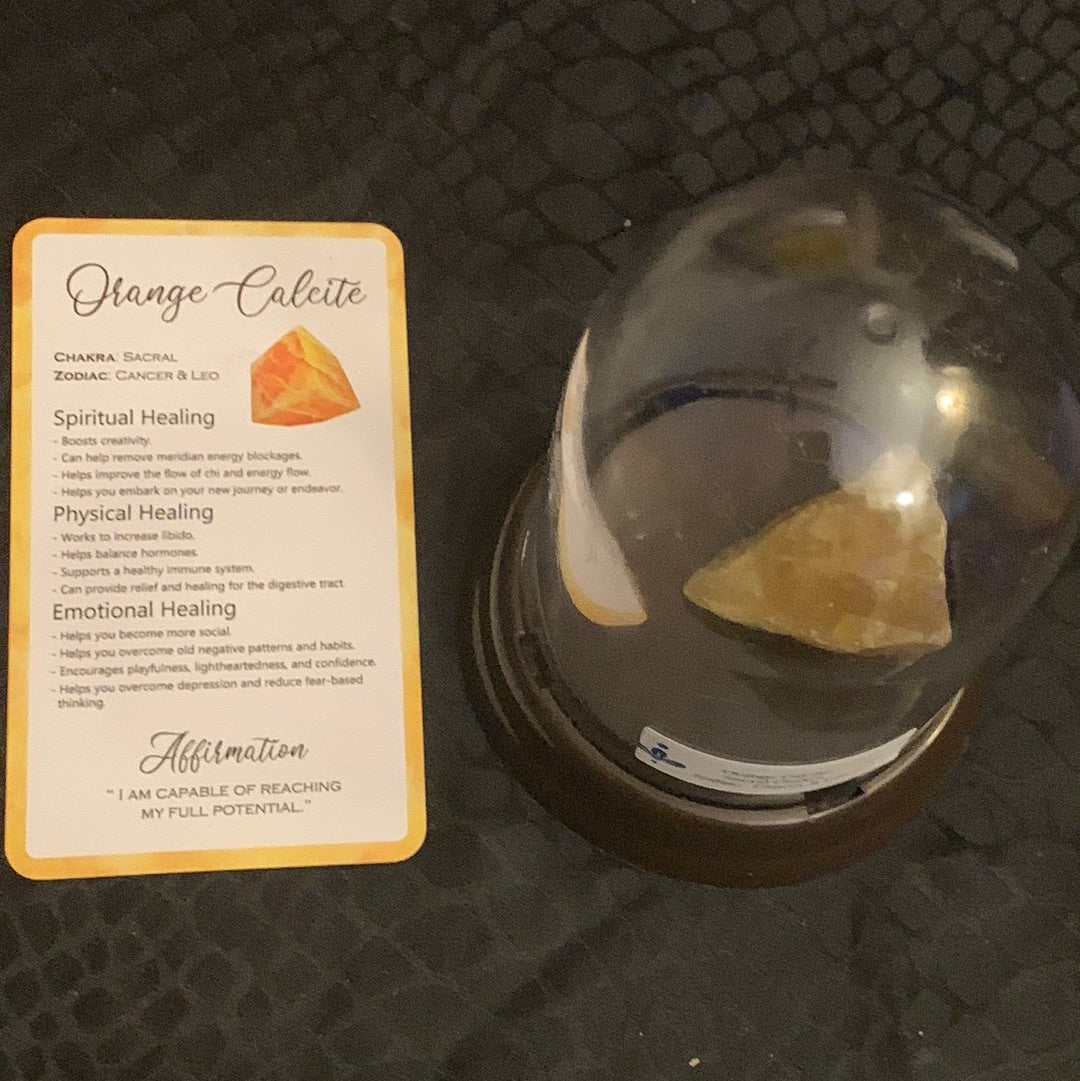 Orange Calcite Raw Crystal Dorm