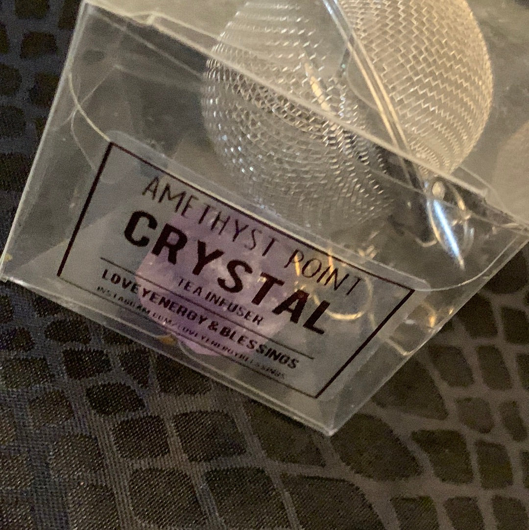 Amethyst Point Crystal Tea Infuser