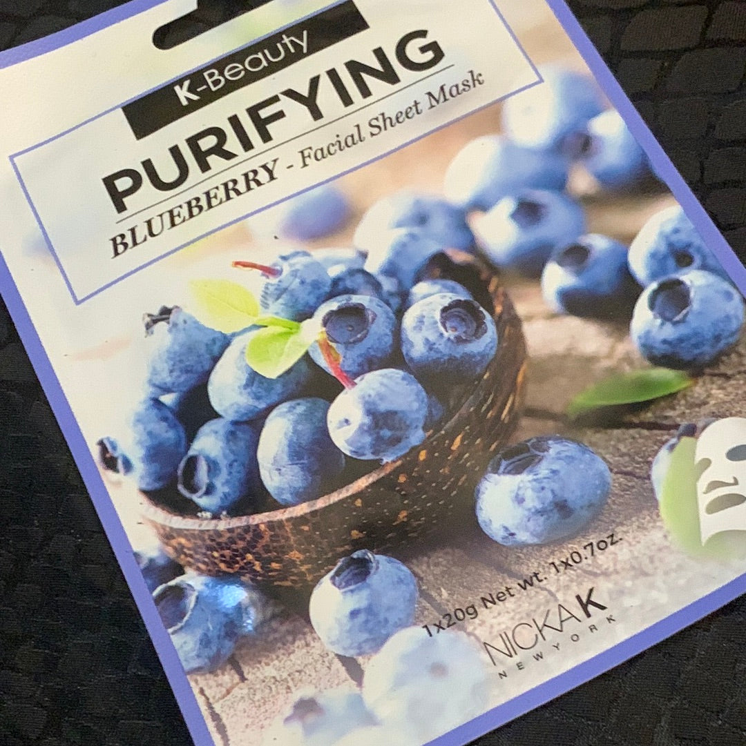 Blueberry Facial Sheet Mask