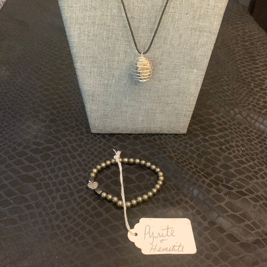 Pyrite Crystal Set