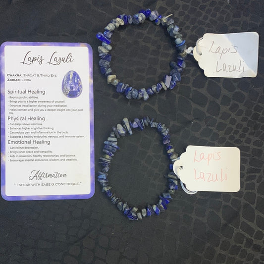 Lapis Lazuli Crystal Bracelet