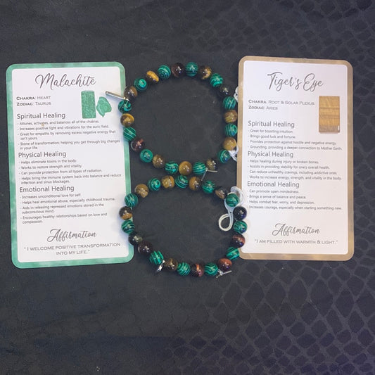 Malachite & Tiger Eye Bracelet