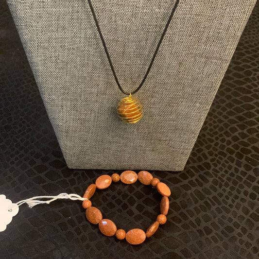 Goldstone Crystal Set