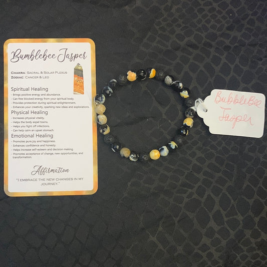 Bumble Jasper Crystal Bracelet