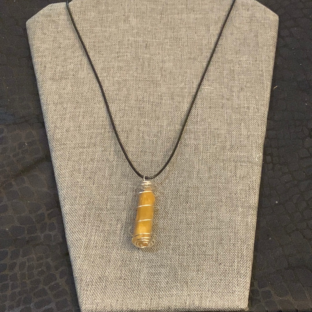 Chalcedary Crystal Necklace