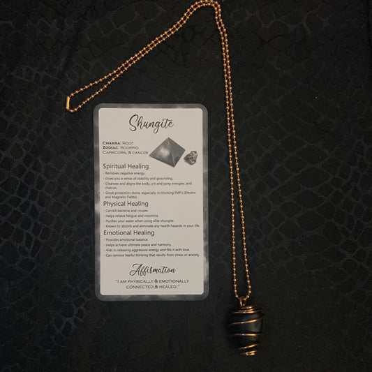 Shungite Copper Necklace