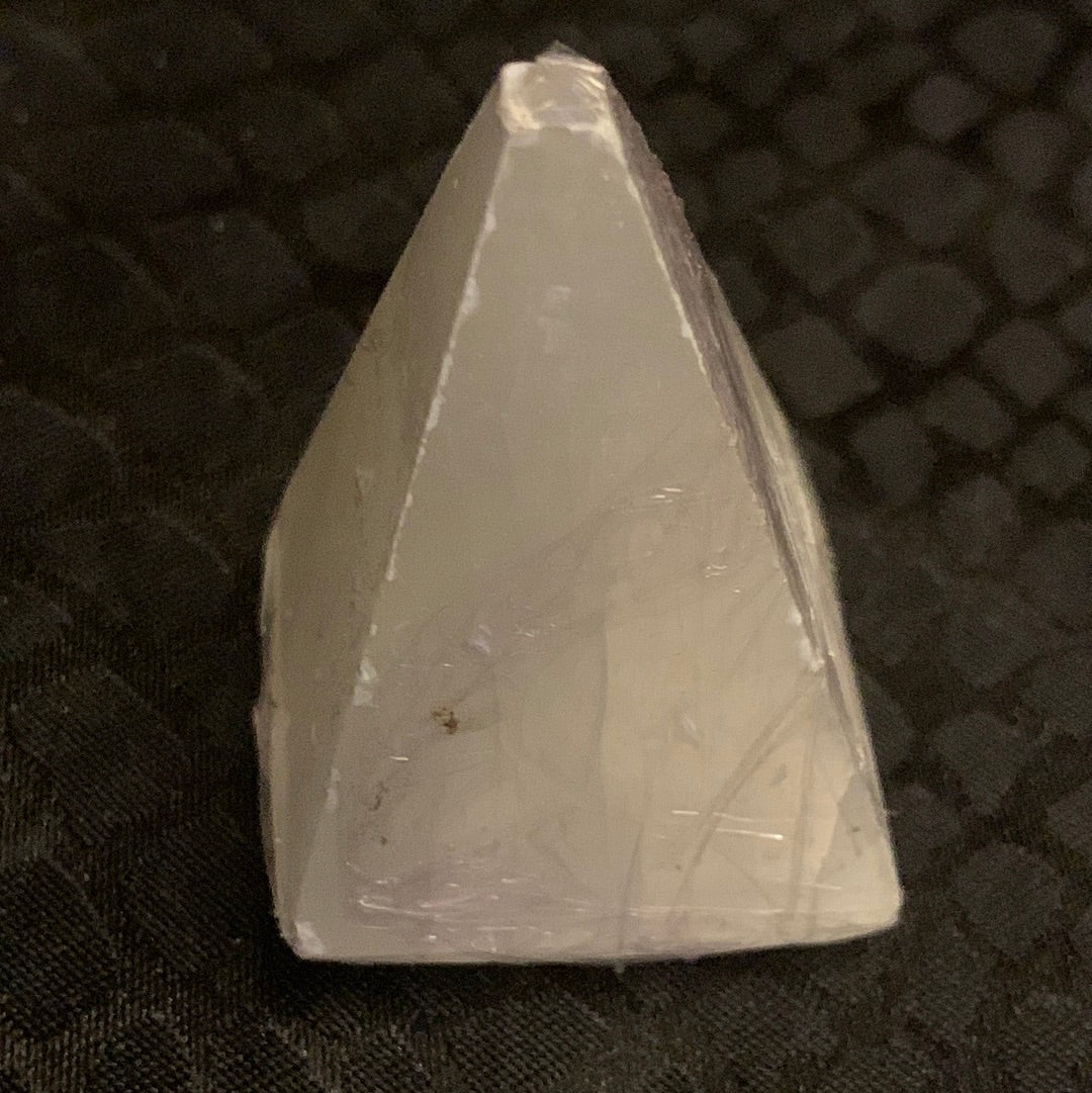 Selenite pyramid